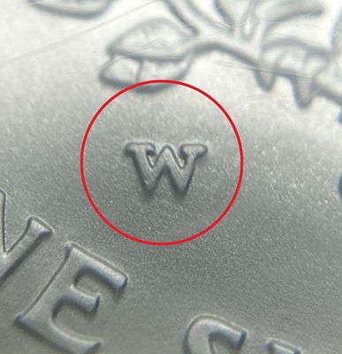 2013-W American Silver Eagle. Winner shall receive the exact coin shown here. (RR/B)