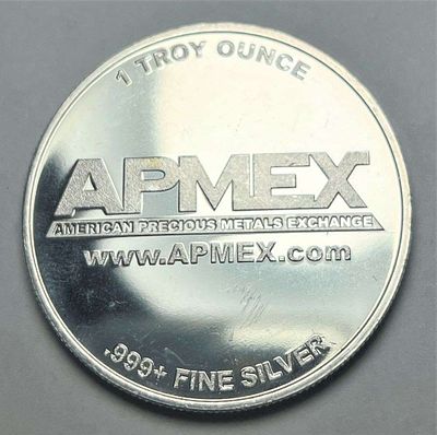APMEX Proof 1 ozt .999 Silver. Winner shall receive the exact coin shown here. (BD/B)