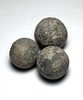 (3) Real Civil War Grapeshot Artillery Ball. These grape shots were loaded into a canaster, into Image - 1