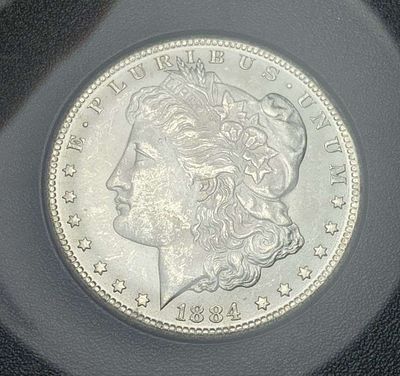 1884-CC Morgan Silver Dollar GSA. Winner shall receive the exact coin shown here. (BD/EBR)