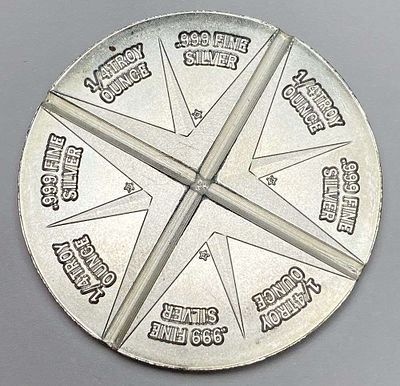 Divisible 1 ozt .999 Silver. Winner shall receive the exact coin shown here. (RR)