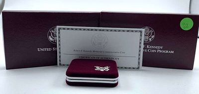 1998-S Robert F. Kennedy Commemorative Proof Silver Dollar OGP. Winner shall receive the exact 