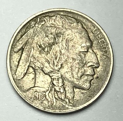 1913 Buffalo Nickel MS63. Winner shall receive the exact coin shown here. (MR/B)