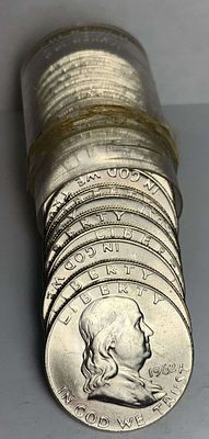 Last Minute! BU Roll (20) 1962-D Franklin Half Dollar 90% Silver. If this roll contains a wonder 