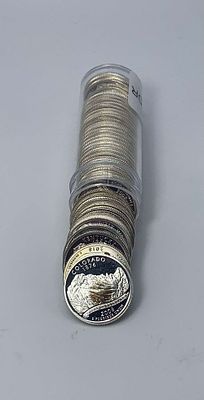 Last Minute! Roll (40) Mixed Date 90% Silver Proof State Quarters $10 FV. Winner shall receive 