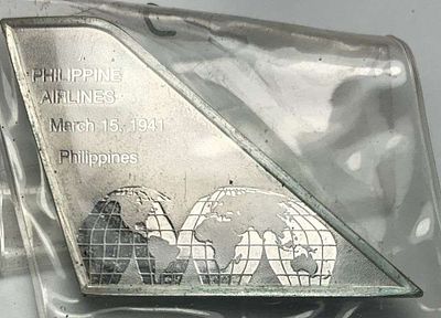 1941 Philippine Airlines Philippines Sterling Silver Bar. We originally received a collection of 