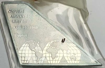 1948 Cyprus Airways Limited Cyprus Sterling Silver Bar. We originally received a collection of 