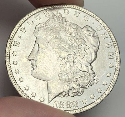 1880 Morgan Silver Dollar MS65. A very special consignment. Once in a great while, some really 