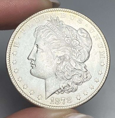 1878 8TF Morgan Silver Dollar MS64. A very special consignment. Once in a great while, some 
