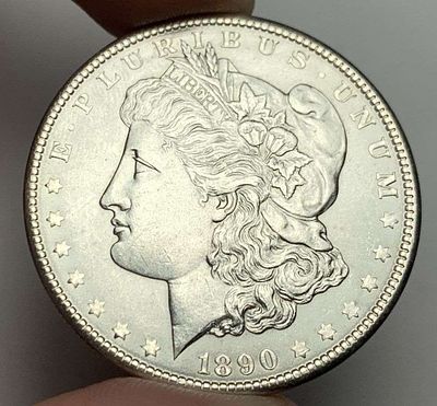 1890 Morgan Silver Dollar MS64. A very special consignment. Once in a great while, some really 