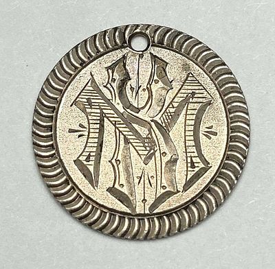 Rare 1876 10 Cent Worn Token. Winner shall receive the exact coin shown here. (MR/B)