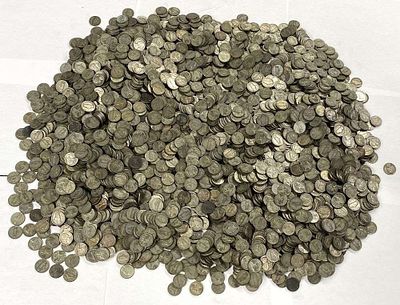 $5 Face World War II Silver Nickels (100-coins). "Struck between 1942 and 1945, War Nickels are 