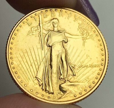 Last Minute Gold! Rare Roman Numeral First Year 1986 American $10 Gold Eagle 1/4 ozt. We were 