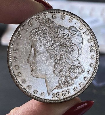 1887-S Morgan Silver Dollar MS64 PL. A very special consignment. Once in a great while, some 