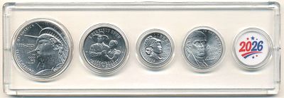 1776-2026-D United States Semiquincentennial Set (4-coins). Winner shall receive (1) set 