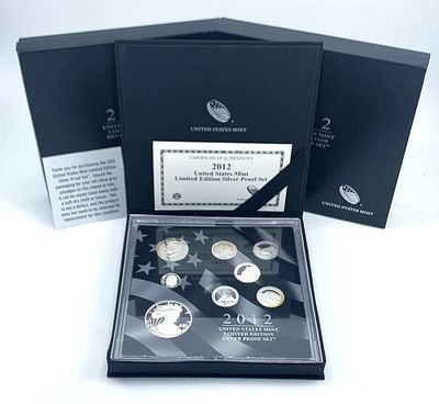 Last Minute! 2012 United States Mint Proof Set (8-coins). Winner shall receive (1) set (8-coins) 