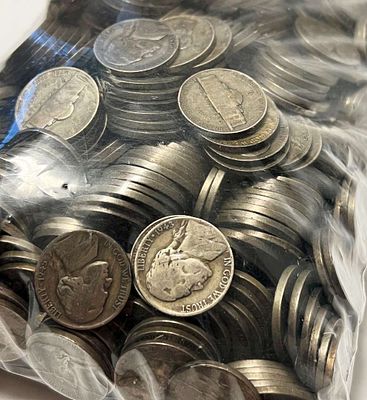 $50 Face Silver World War 2 Nickels (1,000-coins). Part of our greatest moment as patriotic 