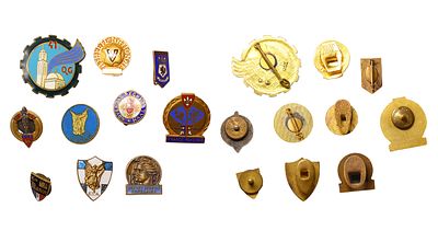 France, Collection of 10x badges. Description : France, Collection of 10x badges Country : 