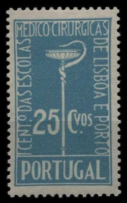 Portugal 1937 1 .° Centenário da Fundação das Escolas Médico Cirúrgicas de Lisboa e Porto. 