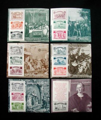 Portugal 1992 Europa Cept 5.° Centenário da Descoberta da América . Portugal 1992 Europa Cept 