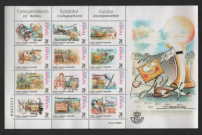 Espanha 1999 O Selo o Companheiro Insepar&aacute;vel. 
Novo sem marca de charneira com goma. 
Cabe 