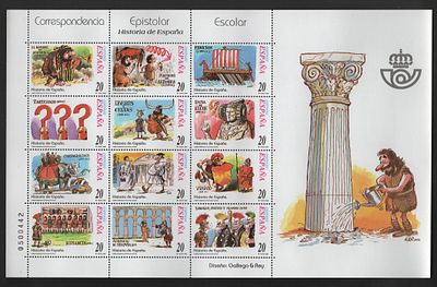 Espanha 2000 Hist&oacute;ria da Espanha. 
Novo sem marca de charneira com goma. 
Cabe ao licitante 