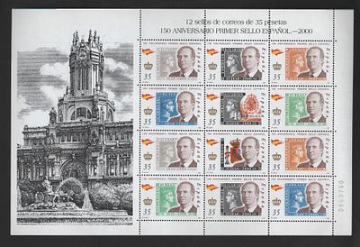 Espanha 2000 150 Anos do Selo Espanhol.