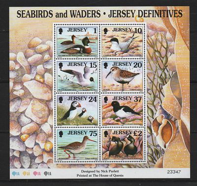 Jersey 1997 Aves Marinhas 
Novo sem marca de Charneira com goma. 
Cabe ao licitante verificar 