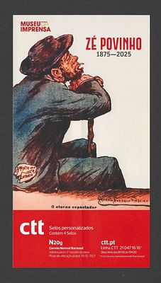 Portugal 2025 Zé Povinho.
Novo.
Cabe ao licitante verificar cuidadosamente as imagens e tirar