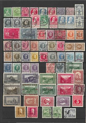 Lote misto B&eacute;lgica & B&oacute;snia-Herzegovina + Ceil&atilde;o – selos cl&aacute;ssicos, militares e carimbados – 