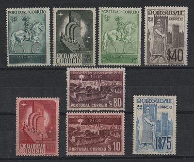 Portugal 1940 8.&deg; Centen&aacute;rio da Funda&ccedil;&atilde;o e
3.&deg; Centen&aacute;rio da Restaura&ccedil;&atilde;o de Portuga. Portugal 