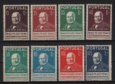 Portugal 1940 1.&deg; Centen&aacute;rio do Selo Postal. 
Novo sem marca de charneira, com goma. 
Cabe ao 