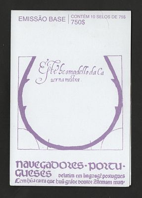 Portugal 1994 Navegadores Portugueses Emiss&atilde;o Base (5&ordm; grupo). 
Caderneta, com 10 selos de 75 