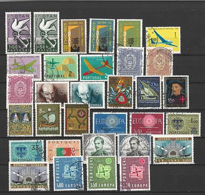 Portugal 1960-1961 Anos completos em usados. 
• Cabe ao licitante verificar cuidadosamente as 