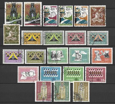 Portugal 1962 Ano completo em usados. 
• Cabe ao licitante verificar cuidadosamente as imagens 