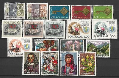 Portugal 1968 Ano completo em usados. 
• Cabe ao licitante verificar cuidadosamente as imagens 