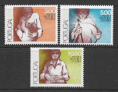 Portugal 1976 Dia Mundial da Sa&uacute;de
(Prever e Prevenir a Cegueira). Portugal 1976 Dia Mundial da 