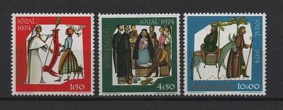 Portugal 1974 Natal. 
Novo sem marca de charneira com goma. 
Cabe ao licitante verificar 