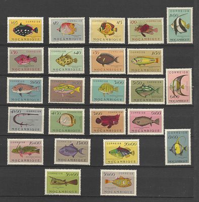 Mo&ccedil;ambique 1951 Peixes de Mo&ccedil;ambique. 
Novo com marca de charneira com goma. 
Cabe ao 