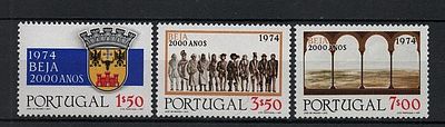 Portugal 1974 20 S&eacute;culos da Hist&oacute;ria de Beja. 
Novo sem marca de charneira com goma. 
Cabe ao 