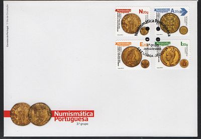 Portugal 2022 Sobrescrito 1.&ordm; dia Numism&aacute;tica Portuguesa - 3.&ordm;grupo Autoadesivos. 
• Cabe ao 