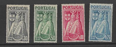 Portugal 1946 3.&deg; Centen&aacute;rio da Proclama&ccedil;&atilde;o da Padroeira de Portugal. 
Novo sem marca de 