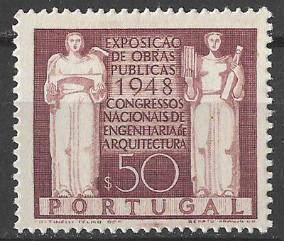 Portugal 1948 Exposi&ccedil;&atilde;o de Obras P&uacute;blicas e Congressos
Nacionais de Engenharia e Arquitetura. Por 