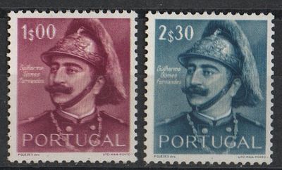 Portugal 1953 1&ordm; Centen&aacute;rio do Nascimento de Guilherme Gomes Fernandes. 
Novo sem marca de 