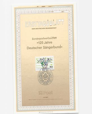 Alemanha 1987 29 Pagelas do ano de 1987. 
• Cabe ao licitante verificar cuidadosamente as 