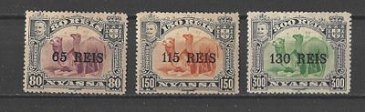 Nyassa 1903 D. Carlos I. Selos de 1901,
com sobretaxa. Nyassa 1903 D. Carlos I. Selos de 1901 