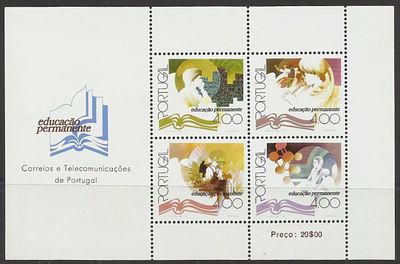 Portugal 1977 Educa&ccedil;&atilde;o Permanente. 
Novo sem marca de charneira com goma. 
Cabe ao licitante 