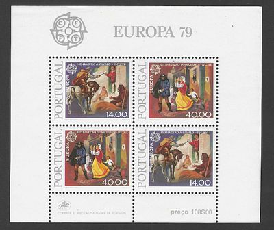Portugal 1979 Europa Cept. 
Novo com marca de charneira com goma. 
Cabe ao licitante 