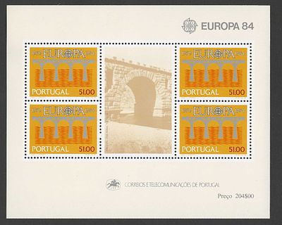 Portugal 1984 Europa. 
Novo sem marca de charneira com goma. 
Cabe ao licitante verificar 