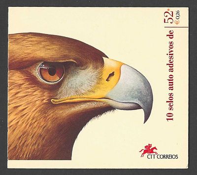 Portugal 2000 Caderneta c/ 10 Selos Aves de Portugal
Emiss&atilde;o Base (1&ordm; grupo). Portugal 2000 